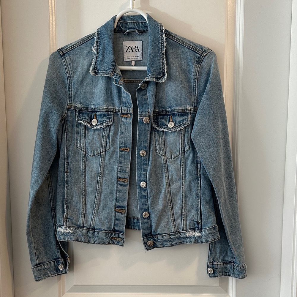Zara Light Blue Denim Jacket
